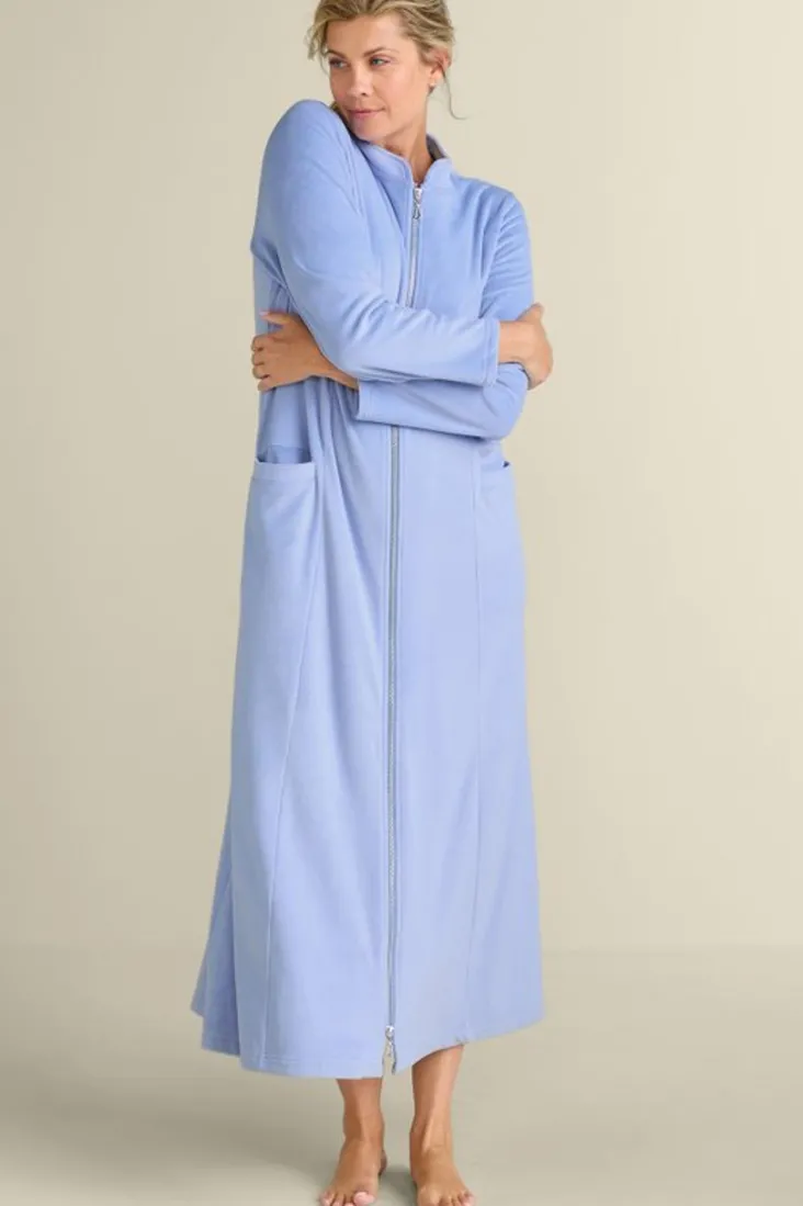 zinfandel_zip_up_robe_3.webp Online Soft Surroundings Zinfandel Zip Up Robe PorcelainBlue