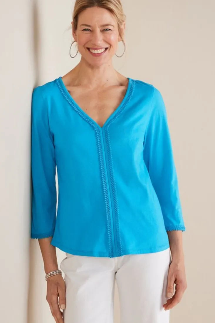 zoey_tee_3.webp Flash Sale Soft Surroundings Zoey Tee SunkistCoral