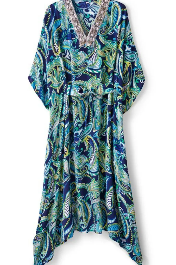 zorica_caftan_1.webp Online Soft Surroundings Zorica Caftan CoastalPaisleyBlue