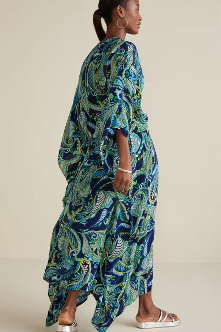 zorica_caftan_4.webp Online Soft Surroundings Zorica Caftan CoastalPaisleyBlue